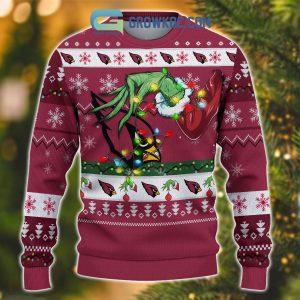 Arizona Cardinals NFL Grinch Christmas Ugly Sweater