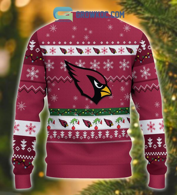 Arizona Cardinals NFL Grinch Christmas Ugly Sweater