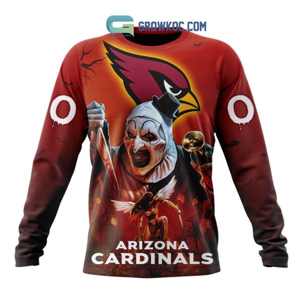 Arizona Cardinals NFL Horror Terrifier Ghoulish Halloween Day Hoodie T Shirt