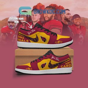 Arizona Cardinals NFL Personalized Air Jordan 1 Shoes