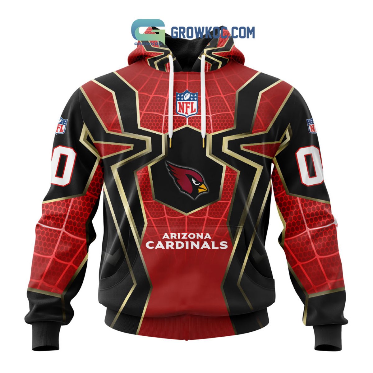 Arizona Cardinals Personalized NFL Team Baseball Jersey Shirt