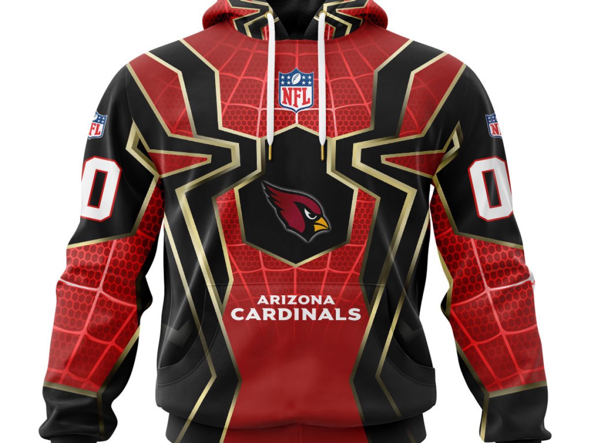 Arizona Cardinals NFL Spider Man Far From Home Special Jersey Hoodie T Shirt  - Growkoc