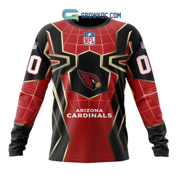 Arizona Cardinals NFL Spider Man Far From Home Special Jersey Hoodie T Shirt