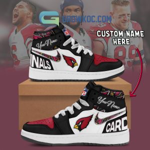 Arizona Cardinals Personalized Air Jordan 1 High Top Shoes Sneakers