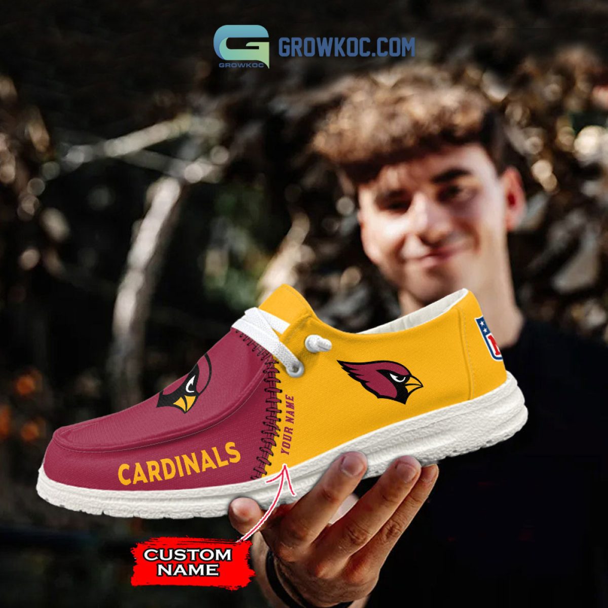 Arizona Cardinals Custom Name Air Jordan 11 Sneaker Shoes For