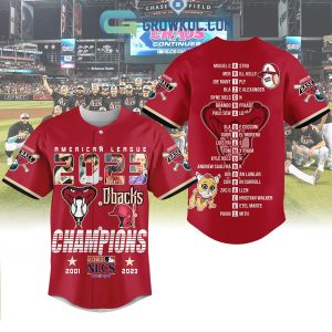Arizona Dbacks American League Champions 2023 Baseball Jersey