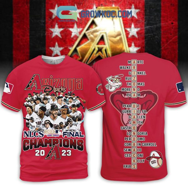 Arizona Dbacks NLCS Finals Champions 2023 Hoodie T Shirt