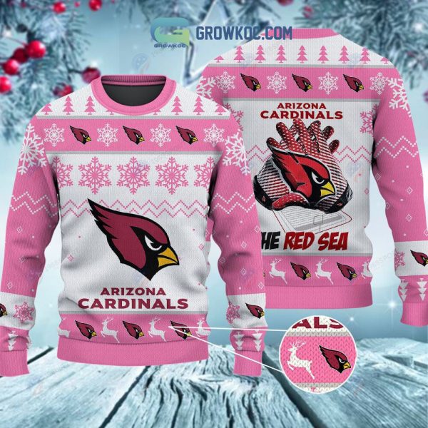 Arizona Cardinals The Red Sea Christmas Ugly Sweater