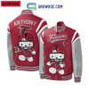 Baltimore Ravens NFL Hello Kitty Personalized Baseball Jacket