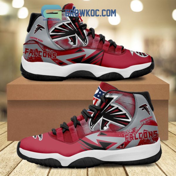 Atlanta Falcons NFL Personalized Air Jordan 11 Shoes Sneaker