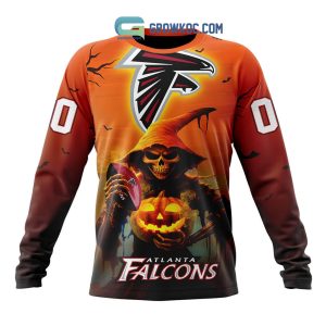 Personalized NFL Atlanta Falcons You Laugh I Laugh Jersey Hoodie