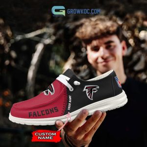Atlanta Falcons Personalized Hey Dude Shoes