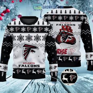Atlanta Falcons Rise Up Christmas Ugly Sweater