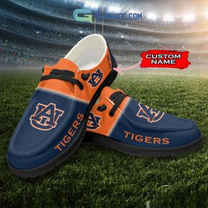 Auburn Tigers Personalized Hey Dude Shoes