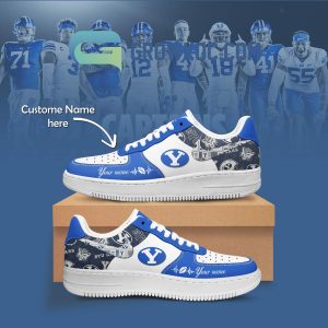BYU Cougars Personalized Air Force 1 Shoes