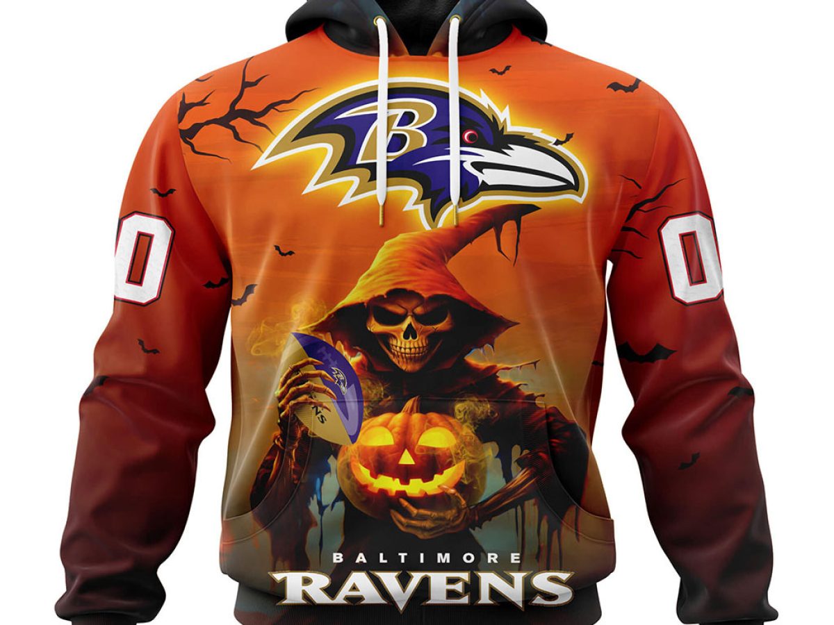 Baltimore Ravens NFL Special Halloween Concepts Kits Hoodie T Shirt -  Growkoc