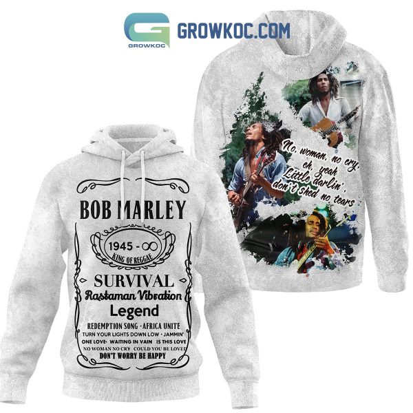 Bob Marley Survival Rastaman Vibration Legend Hoodie T Shirt