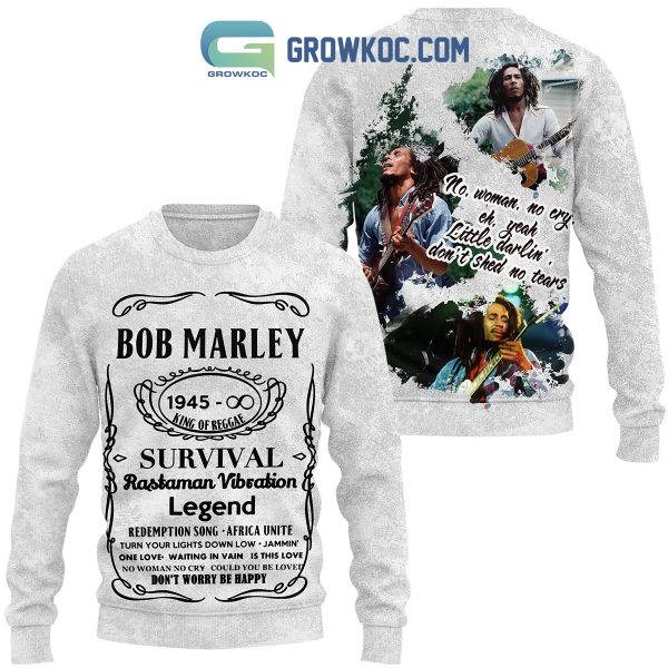 Bob Marley Survival Rastaman Vibration Legend Hoodie T Shirt
