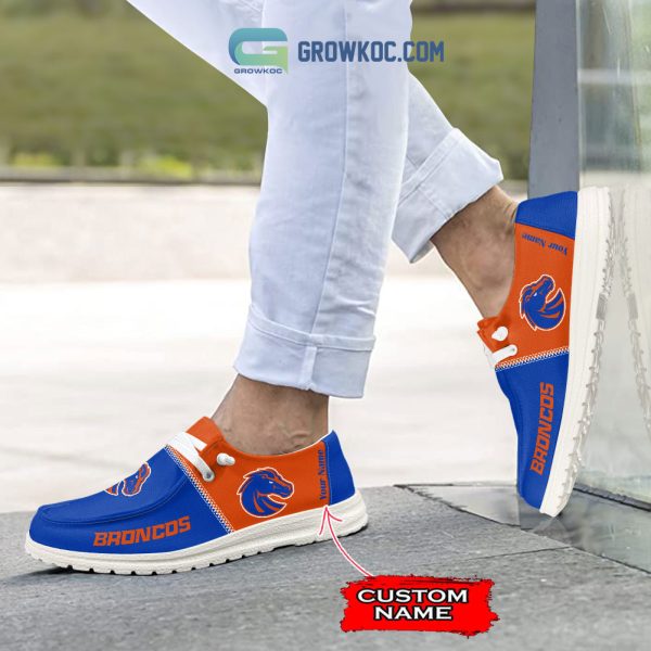 Boise State Broncos Personalized Hey Dude Shoes