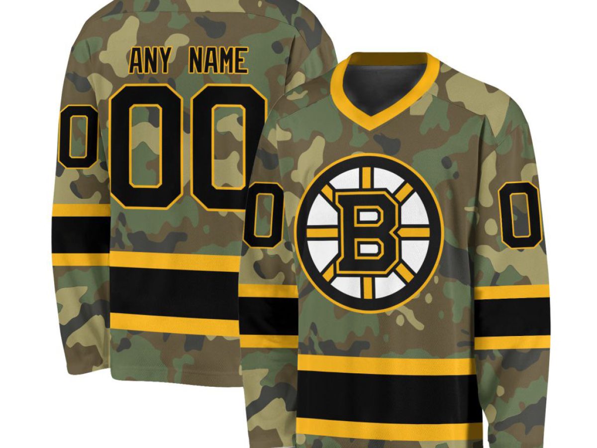 Nhl Bruins Camo Jersey cnt non