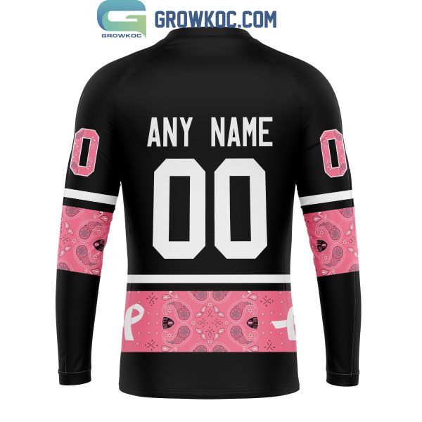 Brooklyn Nets NBA Special Design Paisley Design We Wear Pink Breast Cancer Personalized Hoodie T Shirt