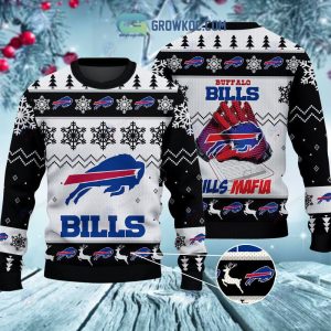 Buffalo Bills Bills Mafia Christmas Ugly Sweater
