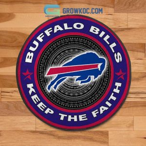 Buffalo Bills Keep The Faith Round Rug Carpet