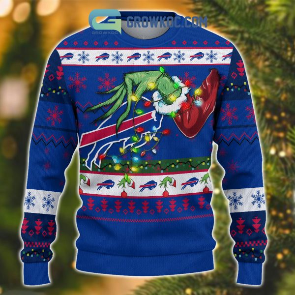 Buffalo Bills NFL Grinch Christmas Ugly Sweater