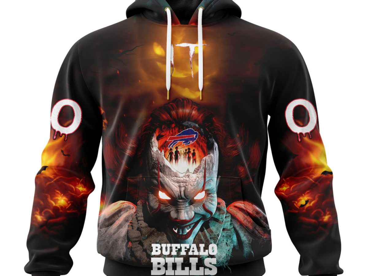 Buffalo Bills 3D Hoodie Horror Halloween Costumes For Men Women