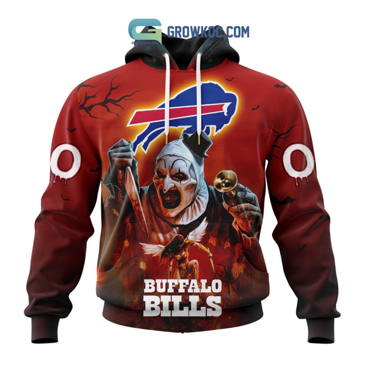 NFL Buffalo Bills Hoodie  New & Stylish NFL Red Hoodie