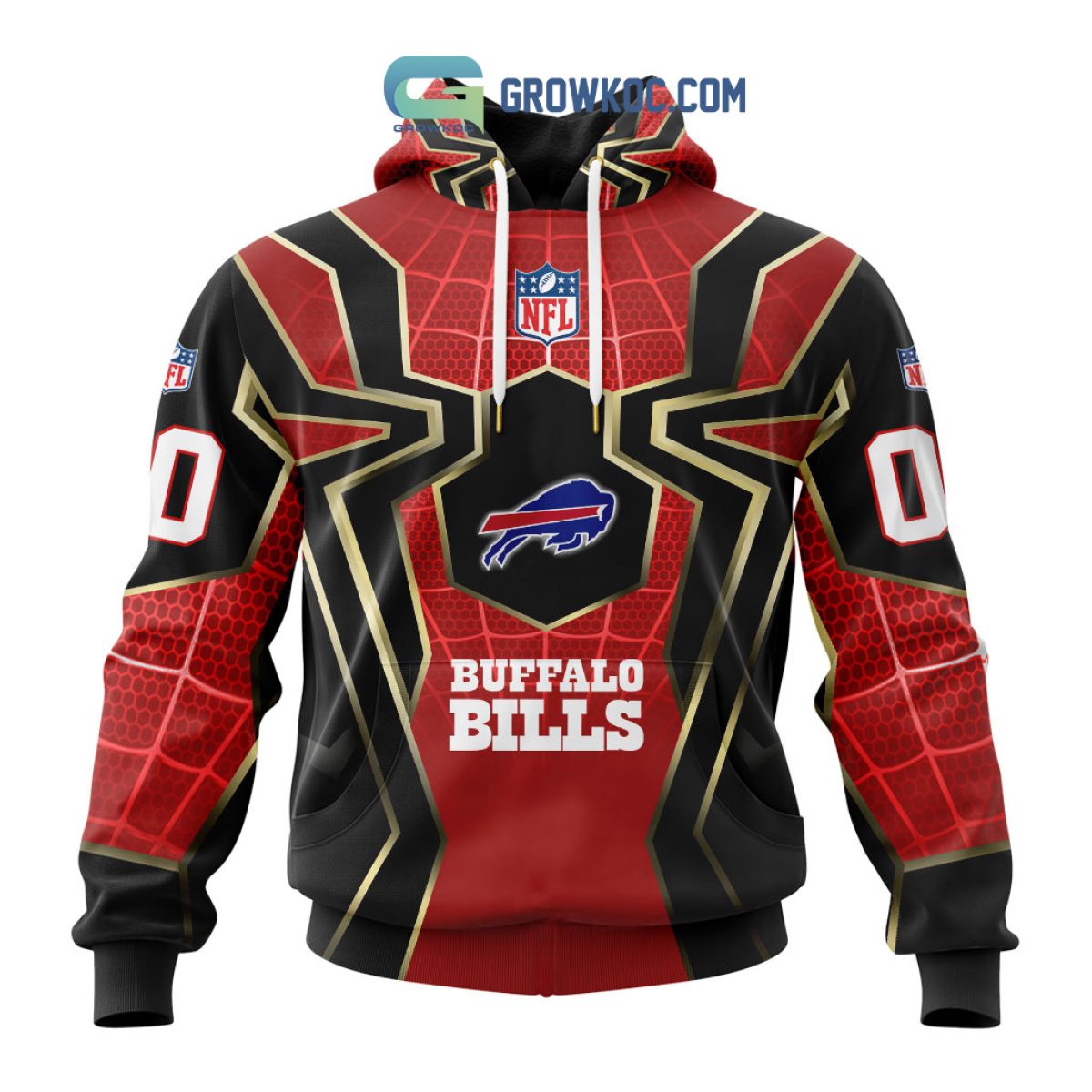 Buffalo Bills NFL Personalized Home Jersey Hoodie T Shirt - Growkoc