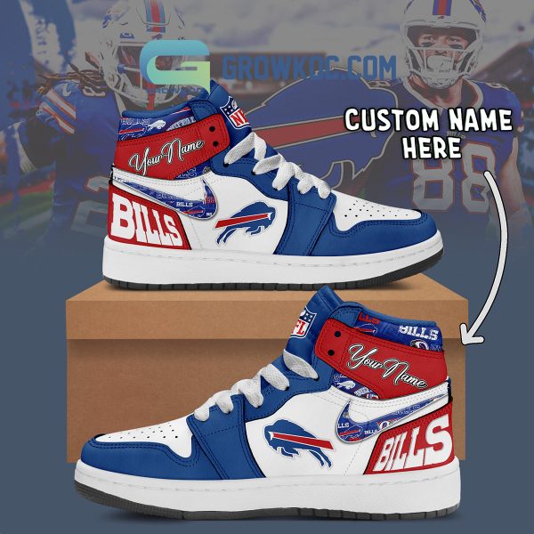 Buffalo Bills Personalized Air Jordan 1 High Top Shoes Sneakers