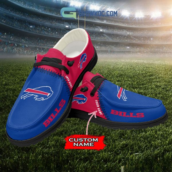 Buffalo Bills Personalized Hey Dude Shoes