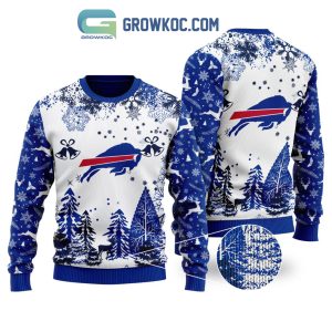 Buffalo Bills Grinch They Hate Us Christmas Fleece Pajamas Set