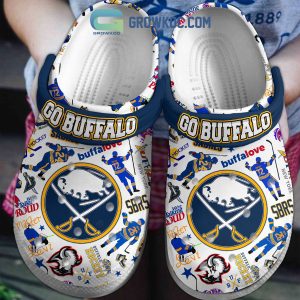 Buffalo Sabres Go Buffalo Hockey Clogs Crocs