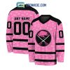 Calgary Flames NHL Special Pink Breast Cancer Hockey Jersey Long Sleeve