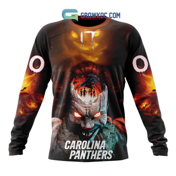Carolina Panthers NFL Halloween Badut Mematikan Personalized Hoodie T Shirt