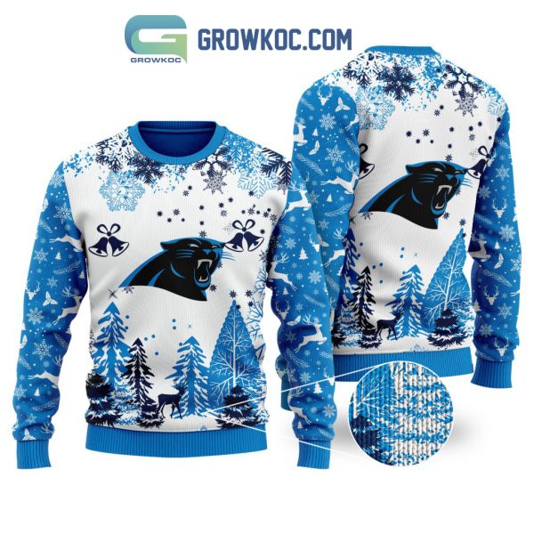 Carolina Panthers Special Christmas Ugly Sweater Design Holiday Edition