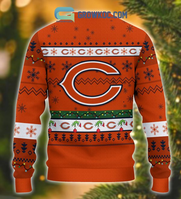 Chicago Bears NFL Grinch Christmas Ugly Sweater