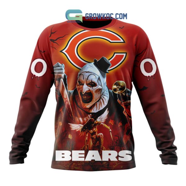 Chicago Bears NFL Horror Terrifier Ghoulish Halloween Day Hoodie T Shirt