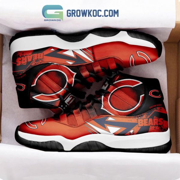 Chicago Bears NFL Personalized Air Jordan 11 Shoes Sneaker