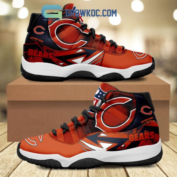 Chicago Bears NFL Personalized Air Jordan 11 Shoes Sneaker