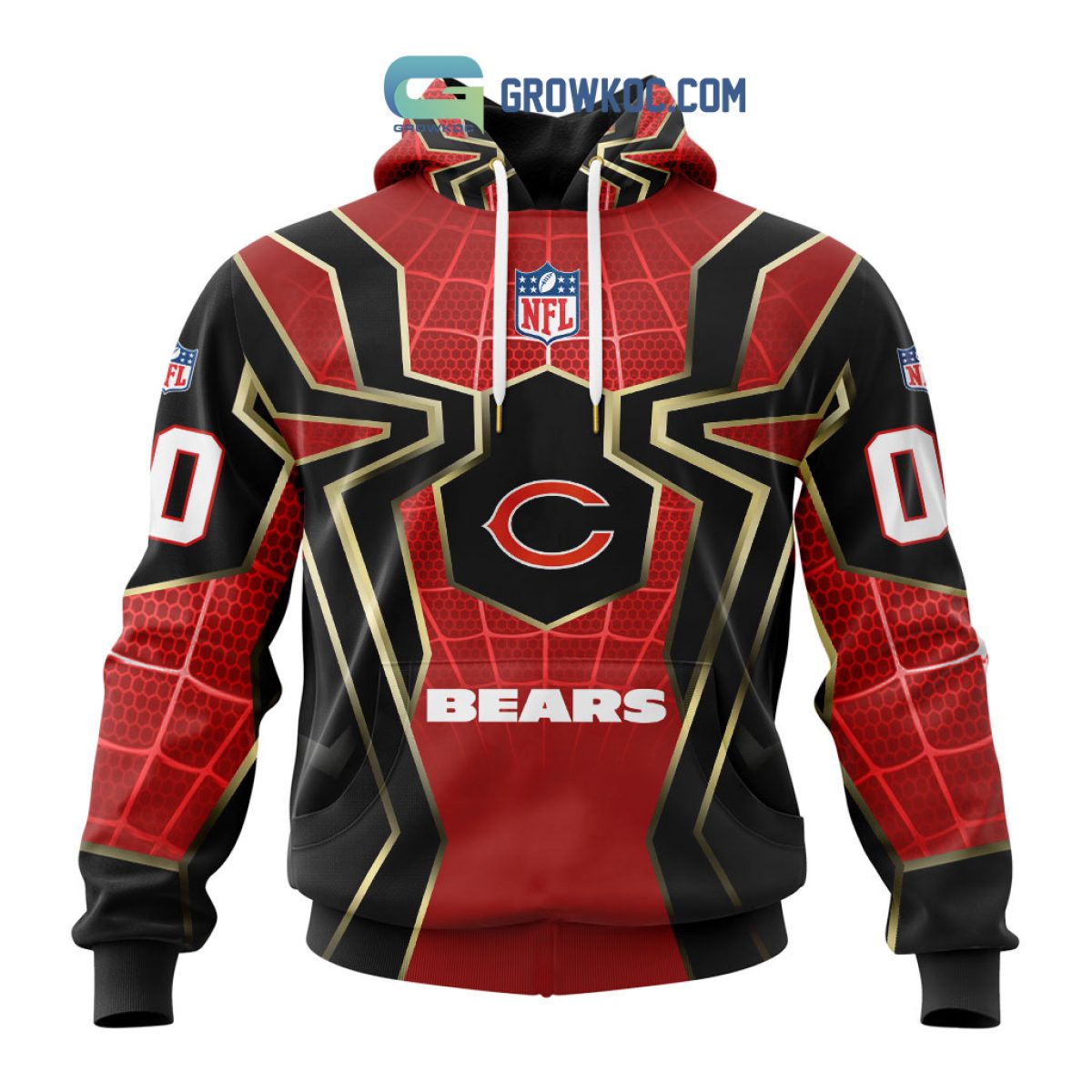 16% OFF NFL Hoodies 3D Skull Chicago Bears Hoodies Cheap Sweatshirt – 4 Fan  Shop