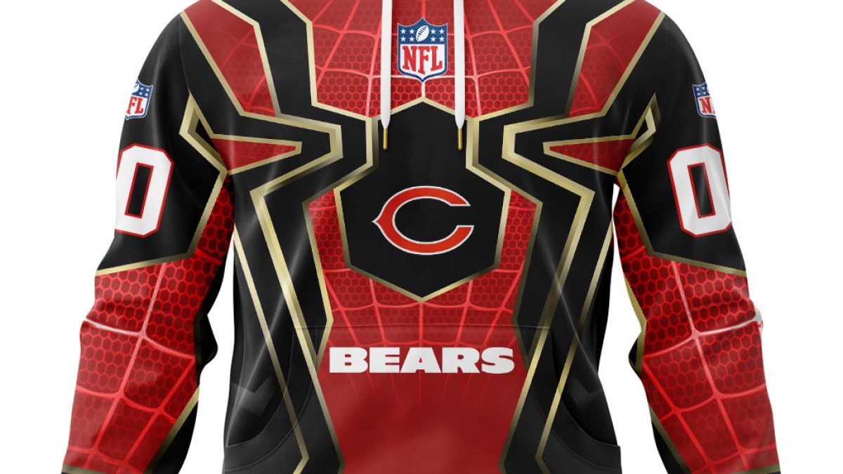 Chicago Bears NFL Spider Man Far From Home Special Jersey Hoodie T Shirt -  Growkoc