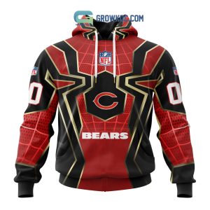 Chicago Bears NFL Spider Man Far From Home Special Jersey Hoodie T Shirt