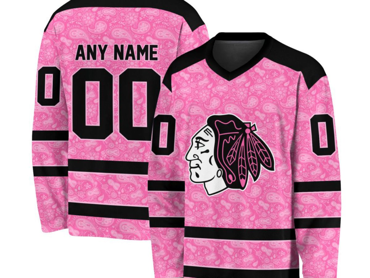 Chicago Blackhawks Breast Cancer Awareness Pink Stitched Unisex Jersey –  Peanuts & Crackerjacks