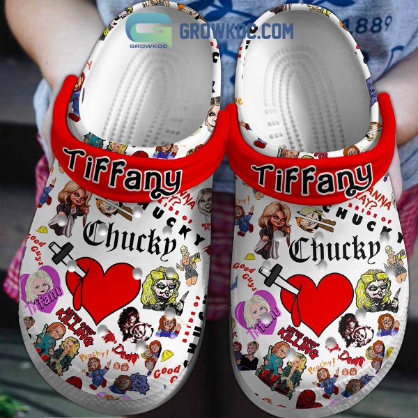 Chucky We’re Going Killing Tiffany Horror Movies Clogs Crocs