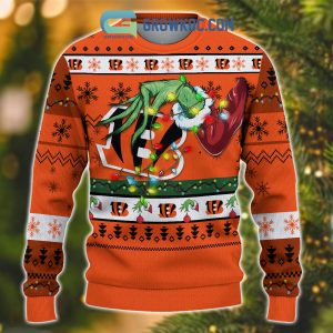 Cincinnati Bengals NFL Grinch Christmas Ugly Sweater