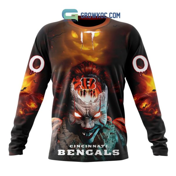Cincinnati Bengals NFL Halloween Badut Mematikan Personalized Hoodie T Shirt