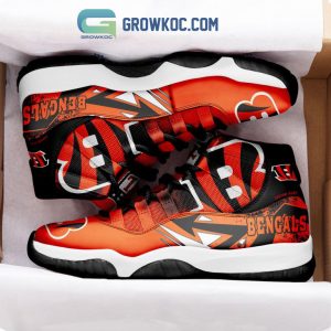 Cincinnati Bengals NFL Personalized Air Jordan 11 Shoes Sneaker